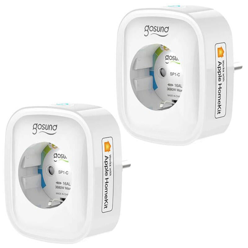 Gosund SP1-H Homekit 16A Pack 2 White - Plug Smart