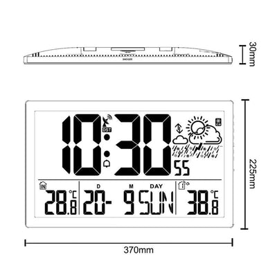 Greenblue GB218 Estación Meteorológica Watch Wall Digital With Sensor Outdoor Watch Dcf With Screen Lcd, Alarm — image 1