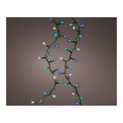 Garland LED Compact Parpadeante Colours White Blue And Turquesa 750 Leds Cable Green 21M — image 1