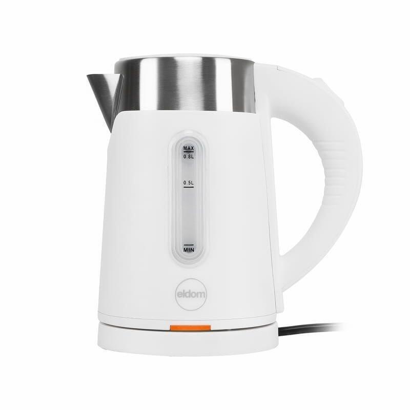 Eldom Kettle Wireless C185 B Tripo, 0,8 L, 1000W, White