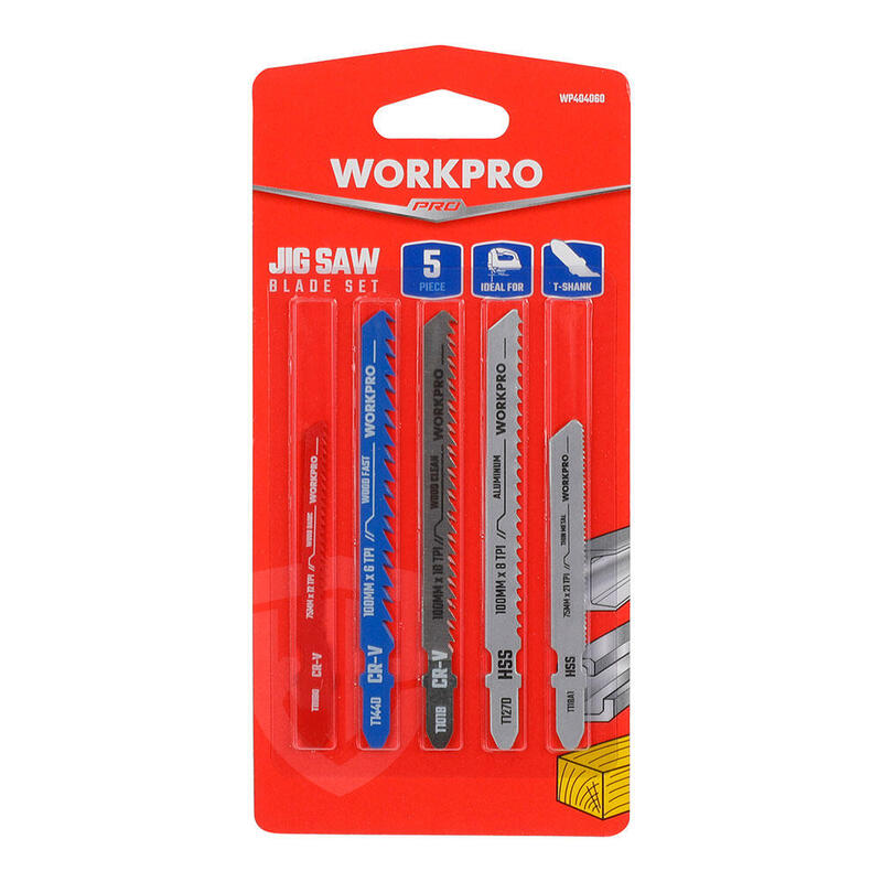 Workpro Hoja Saw Calar, Set 5 Pieces Wood And Metal