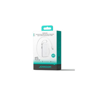 Joyroom Power Bank With Digital Display, C + U + U, Pd 35W, 10000MAH With Built-in Retractable Typle-c And Lig — image 1
