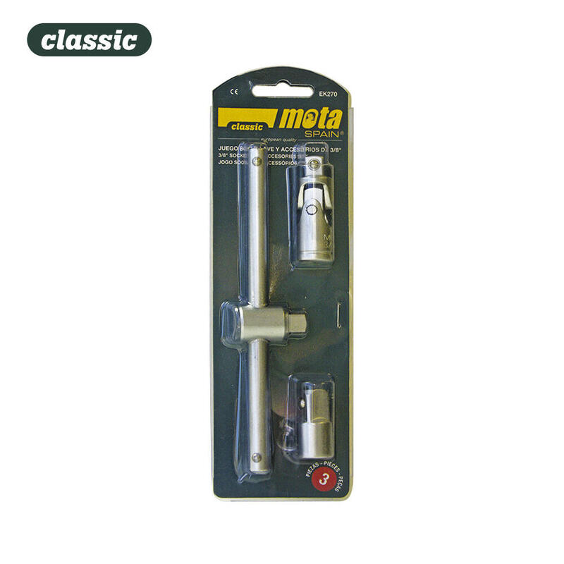 Set Bocallaves 3/8 Accesorios (3PCS.) EK270