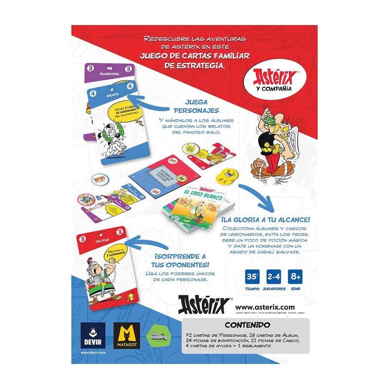 Set de Cartas Asterix Y Compañía