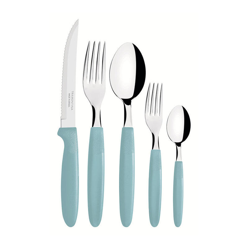 Set Of Cutlery 30 Pieces Blue