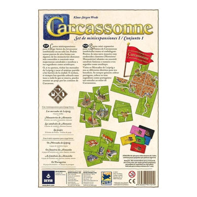 Devir Set Of Desk Carcassonne Expansiones Reunidas — image 1