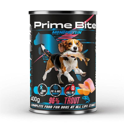 Set Perros Prime Bite Pstrag, Batat Monoproteinowa 400G — image 1