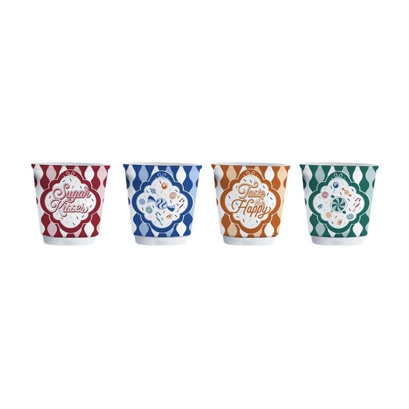 Bialetti Set Cups 4 Ud NCANDY010