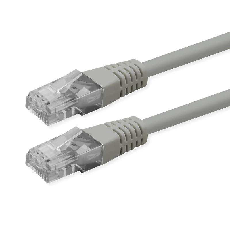 Roline Kab Network Cable CAT.6 Class And UTP PoE Grey 5M