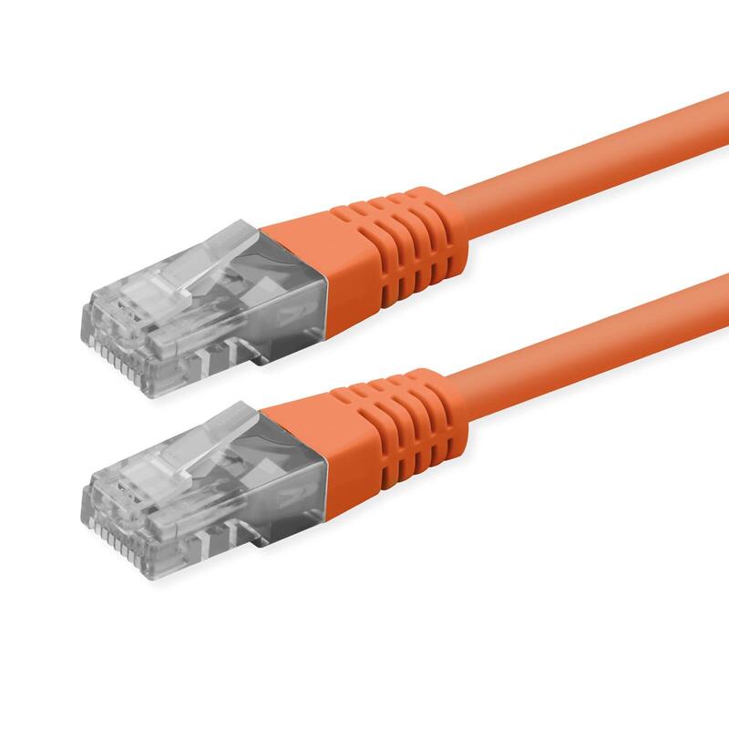 Roline Kab Network Cable CAT.6 Class Y UTP PoE Naranja 0,5M