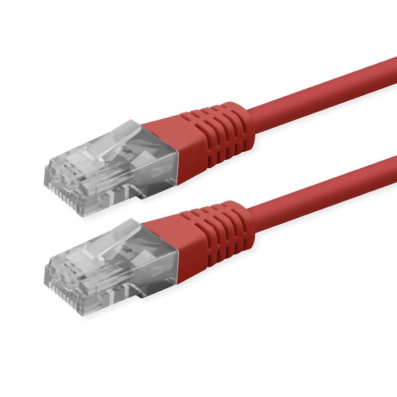 Roline Kab Network Cable CAT.6 Class Y UTP PoE Rojo 0,5M