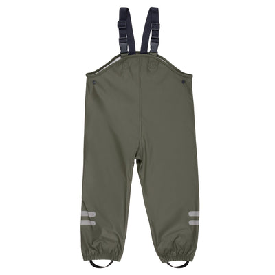 Kids’ Waterproof Rain Dungarees – Green