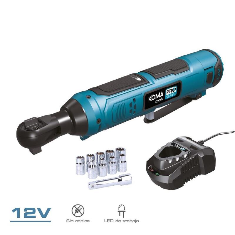 Kit Carraca 12V With Accesorios, Battery And Charger