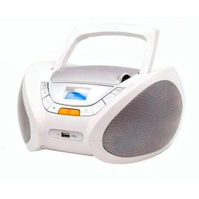 Lauson CP750 White Reproductor Radio Cd With Speakers Incorporados — image 1