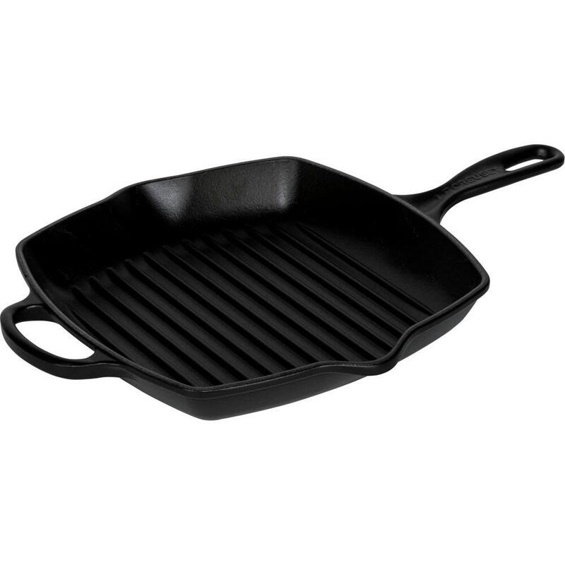 Le Creuset Grill Pan Cast Iron Cuadrado Negro 26CM