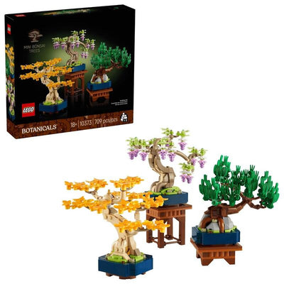 Lego 10373 Botanicals Mini Bonsai Trees - Gingko, Black Pine & Wisteria Artificial Plants With Display Stands  — image 1