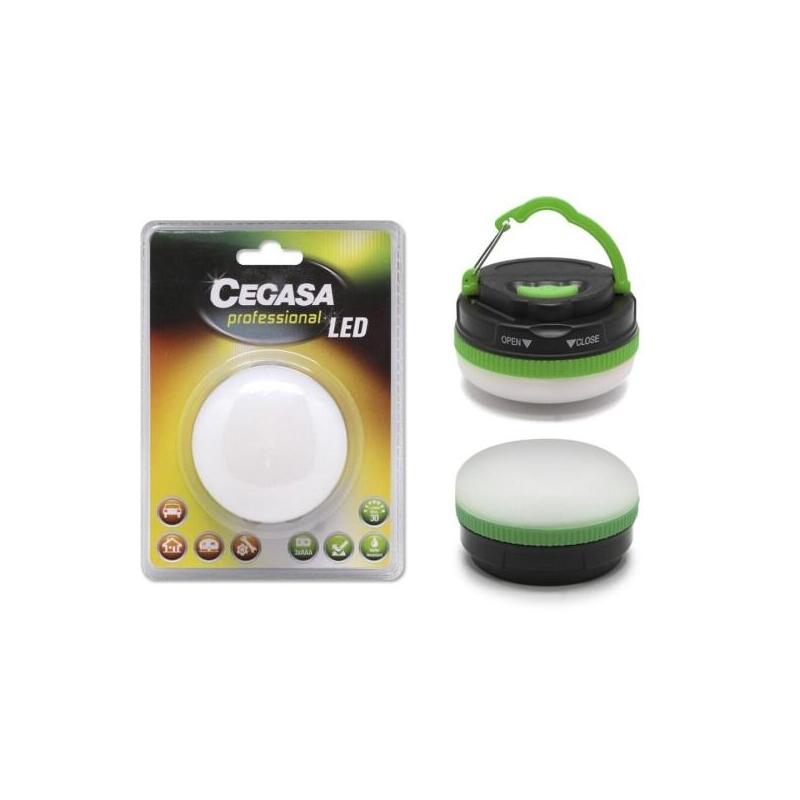Cegasa Linterna Professional 5 LED 30LM - Hook Colgar - 5 Modos Iluminacion - Resistant a Golpes And Water