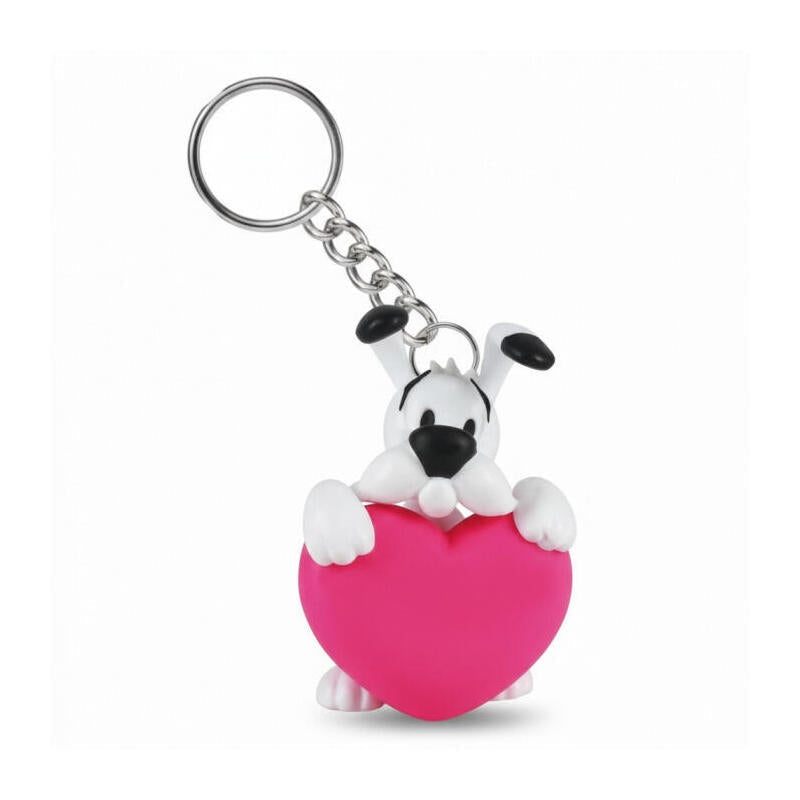 Keyring Astérix Figure Ideafix Corazón Pink