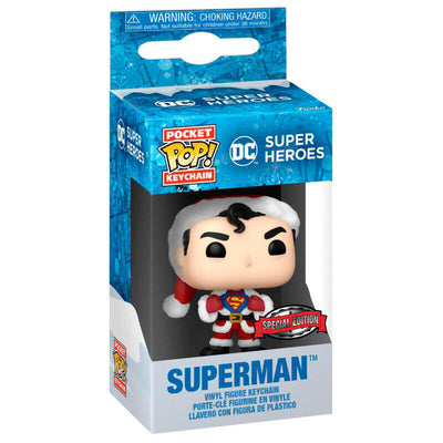 Keyring Pocket Pop DC Comics Holiday Superman Exlusive — image 1