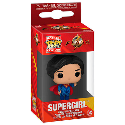 Keyring Pocket Pop DC Comics The Flash Supregirl — image 1
