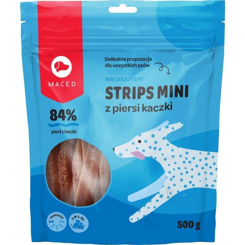 Maced Mini Ducks Strips - Golosina Perros - 500G
