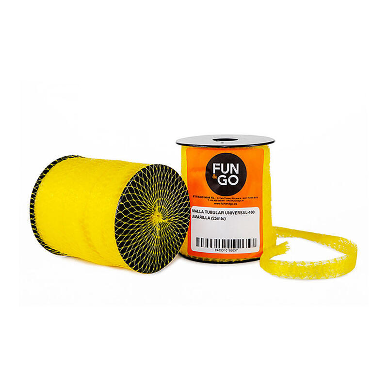 Mesh Tubular Envasado UNIVERSAL-100 Yellow (25M) Fun & Go
