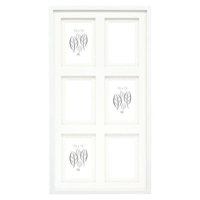 Deknudt Frame S65KK1 White 6X10X15 Galería Wood Double Passepartout — image 1