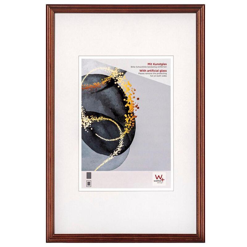 Walther Frame Select Glass Artistic Wood Brown 13X18 HSX318P