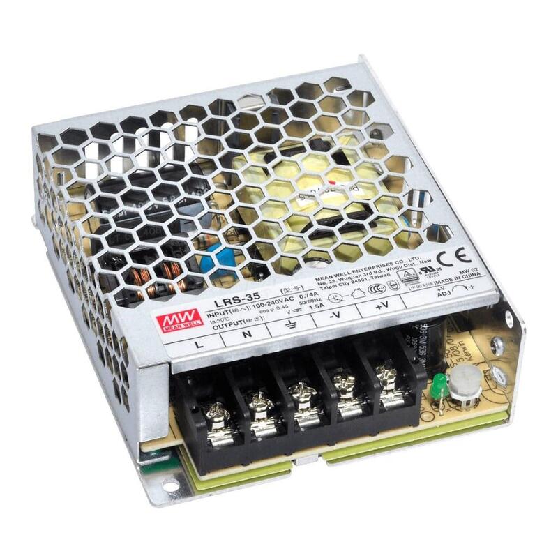 Mean Well LRS-35-12 Power Supply Power Conmutada 36W 12VDC 3A