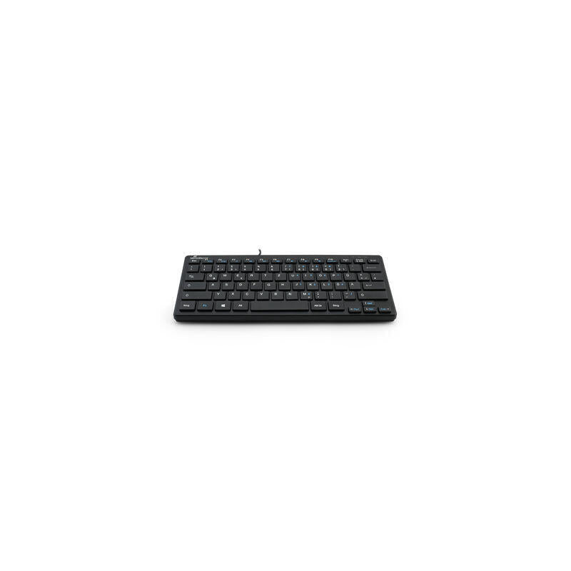 Mediarange Keyboard USB 2.0 Compacto Flat 78 Buttons Black