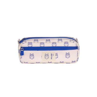 Milan Collection 460 Portatodo Rectangular - 2 Compartimentos With Zip - Beige/Blue — image 1