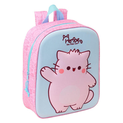 Backpack 3D Pembe The Pink Cat 27CM — image 1