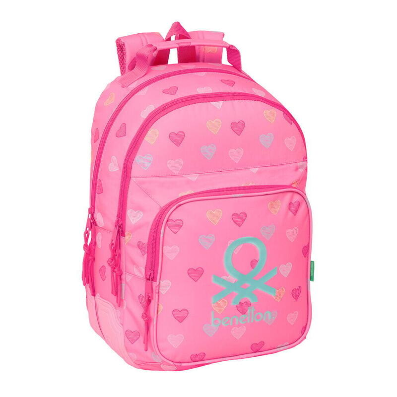 Backpack Heart Benetton 42CM Adaptable