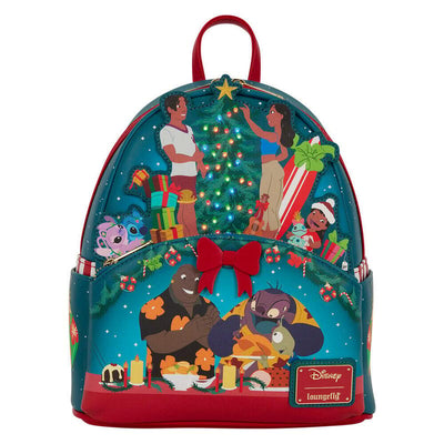 Loungefly Backpack Lilo & Stitch Holiday Stitch Disney 26CM — image 1