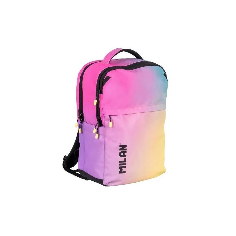 Milan Backpack Sunset School 25L 5 Cremalleras Compartimento Acolchado Laptop 16 -