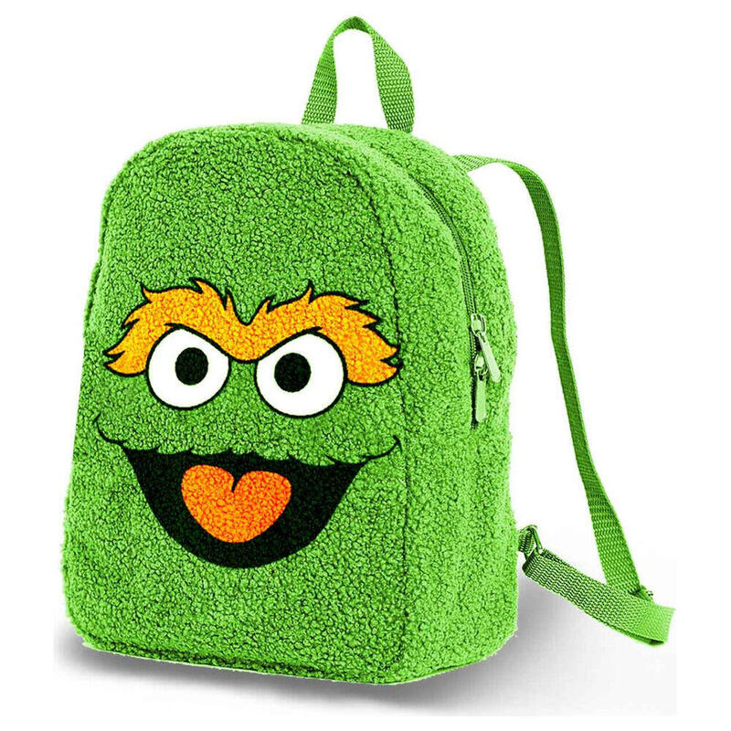 Backpack Plush Toy Oscar Barrio Sesamo 25CM