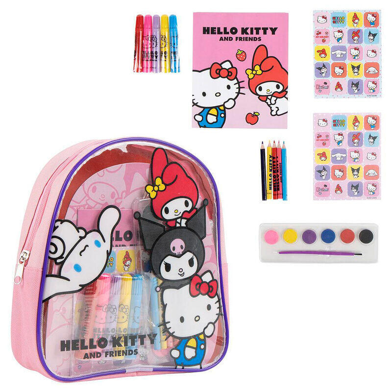 Backpack Set Papeleria Hello Kitty