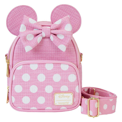 Loungefly Backpack Straw Minnie Disney 20CM — image 1
