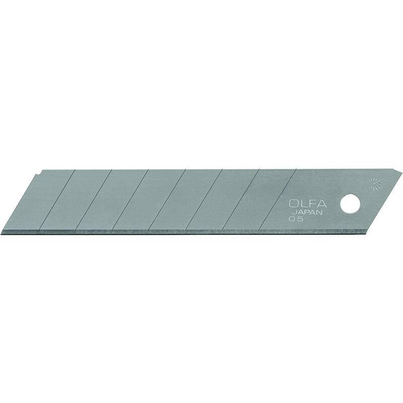 Olfa Pack 10 Cuchillas Respuesto Cuters Olfa - 8 Segmentos - Wide 18MM