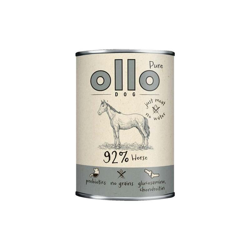 Ollo Pure Caballo Mono- Comida Húmeda Perros - 850G
