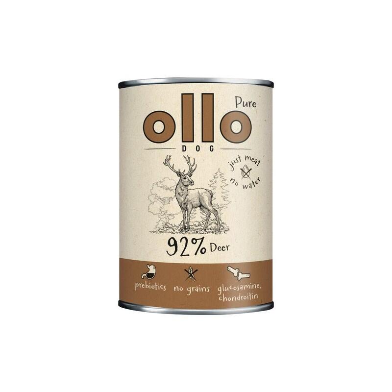 Ollo Pure Ciervo – Comida Húmeda Perros – 850G