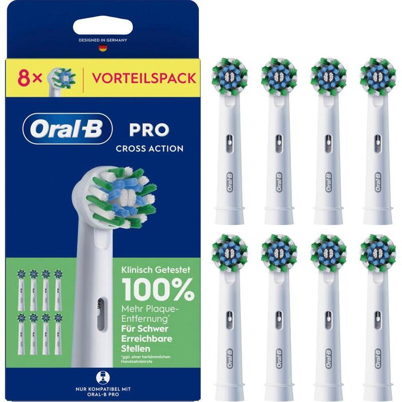 Oral-b Aufsteckbürsten Pro Crossaction 8ER