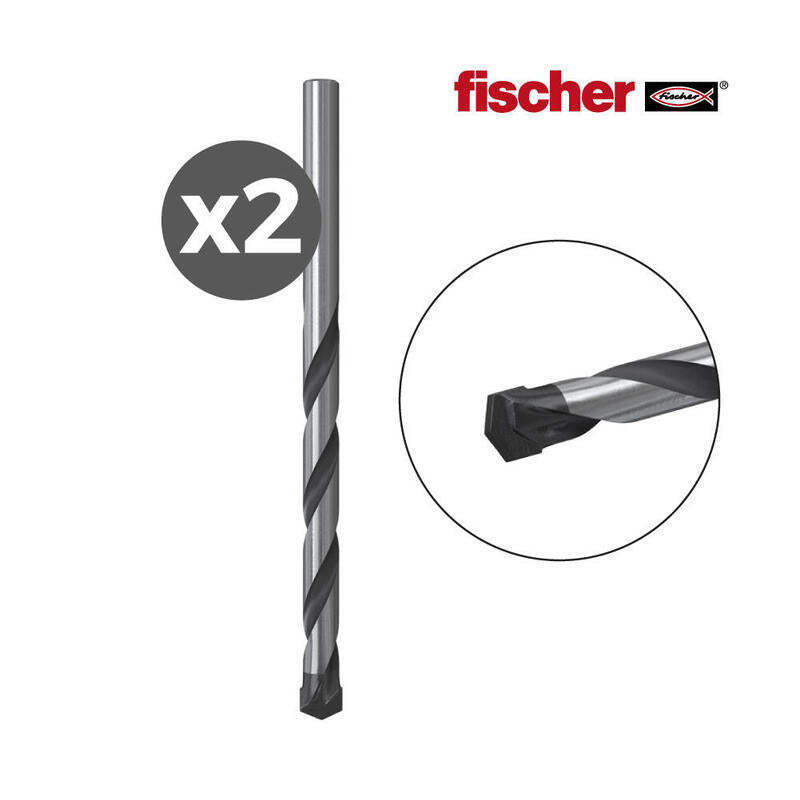 Fischer Pack 2 Taladro Brocas Percusion Y 3X60/2K 530575