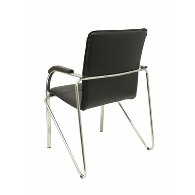 Pack 2 Chairs Balsa Similpiel Black Estructura Cr — image 1