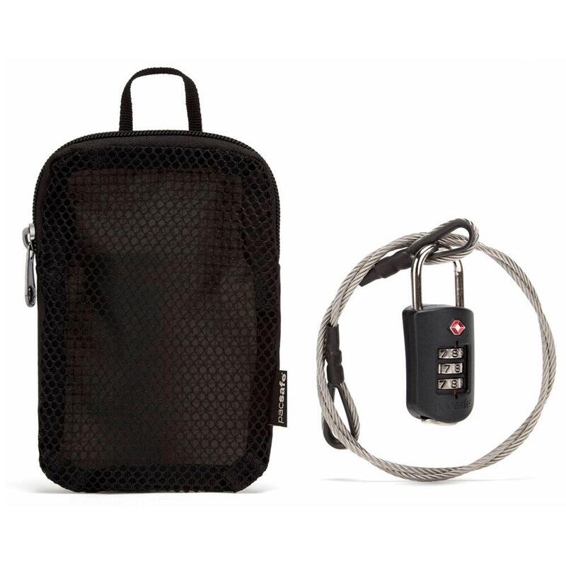 Pacsafe Prosafe 1000 Combination Lock W. Steel Cable