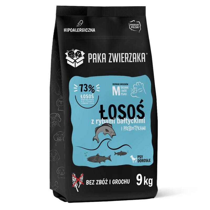 Paka Zwierzaka Salmon Con Baltic Fish M - Alimento Seco Perros - 9KG