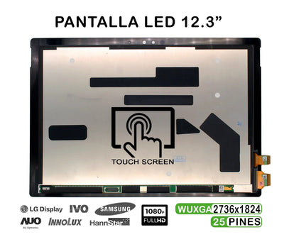 Screen LED Touchscreen 12.3 Laptop Microsoft Surface Pro 4 1724 — image 1