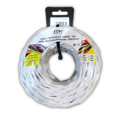 Paralelo Textil Trenzado 2X1,5MM White 5MTS — image 1