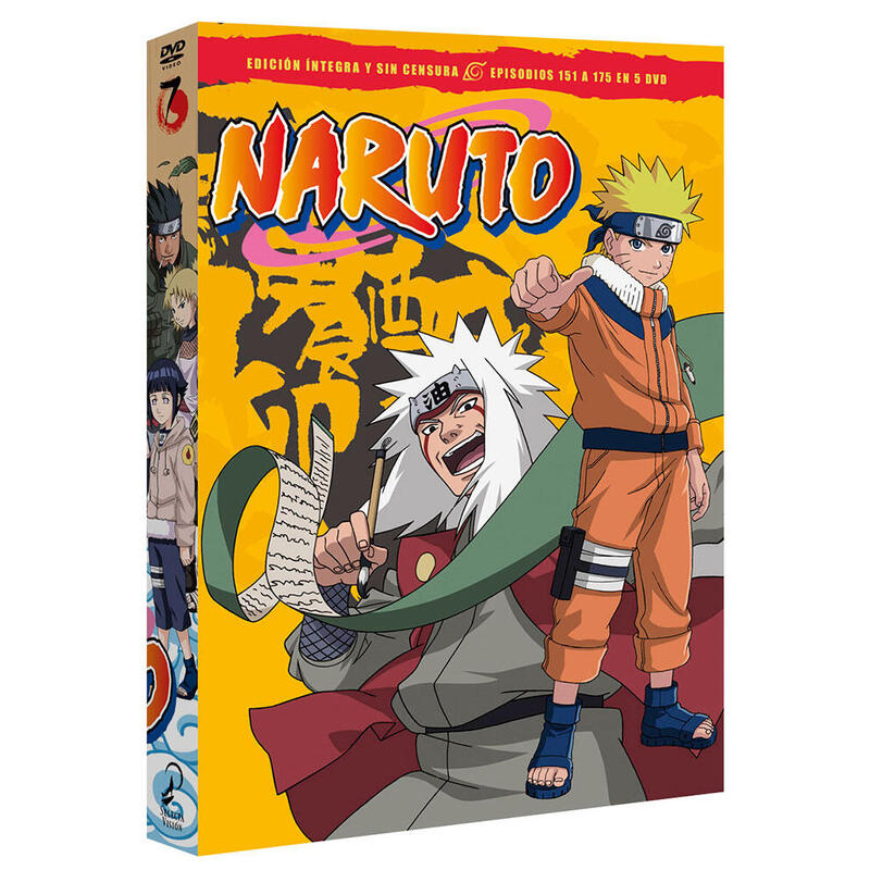 Film Naruto Box 7 Episodios 151A 175 - Dvd