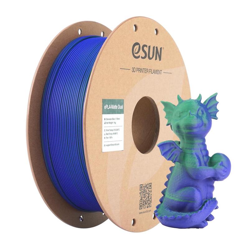 Pla Matte Dual 1,75MM Green Blue 1KG